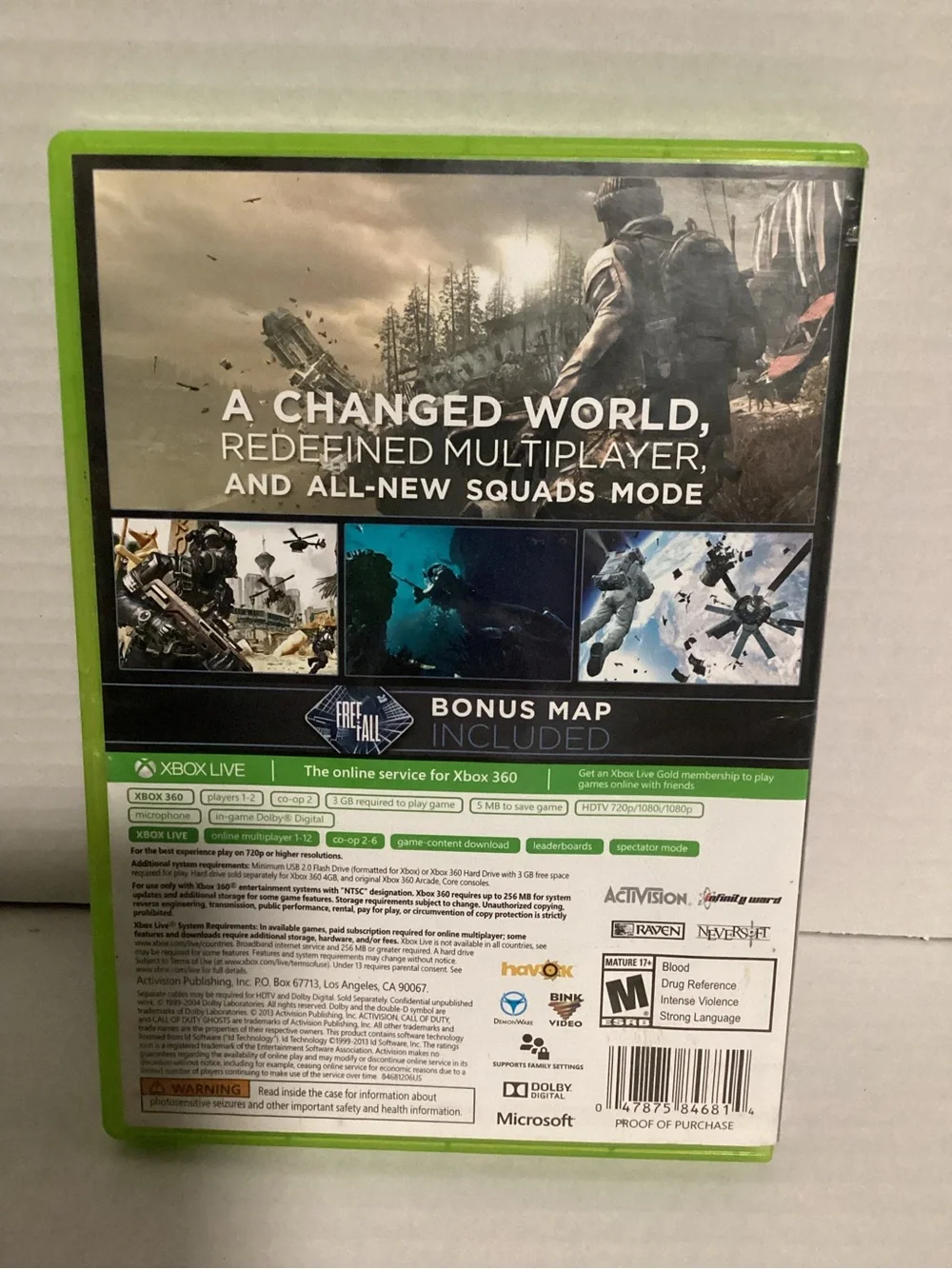 Microsoft Xbox 360 Call of Duty: Ghosts